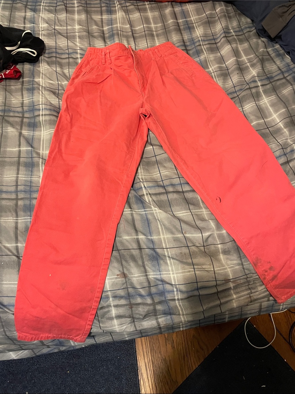 Dockers Coral Pink Elastic Waist Casual Pants